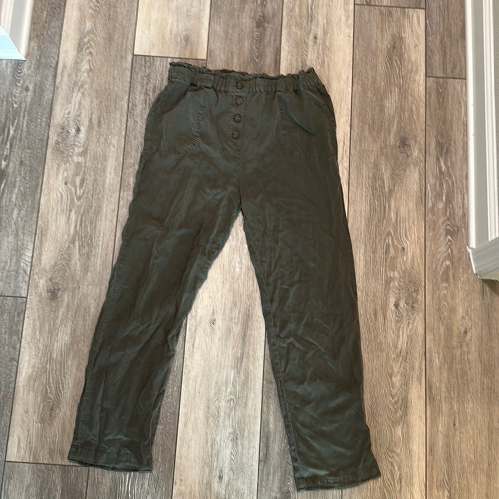 Olive green pants